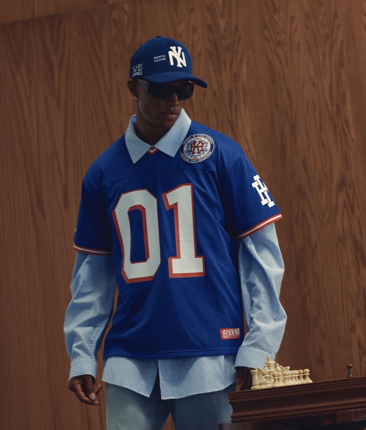 Jersey sportswear look